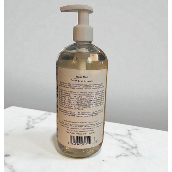 Crabtree & Evelyn Peach Hand Wash 16.9 fl oz RARE - BRAND NEW - Picture 2 of 2